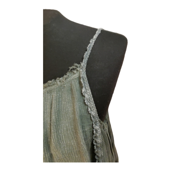 Hippie Vibe oversized summer Top.  No tag, rough, raw edges style. - Picture 9 of 10